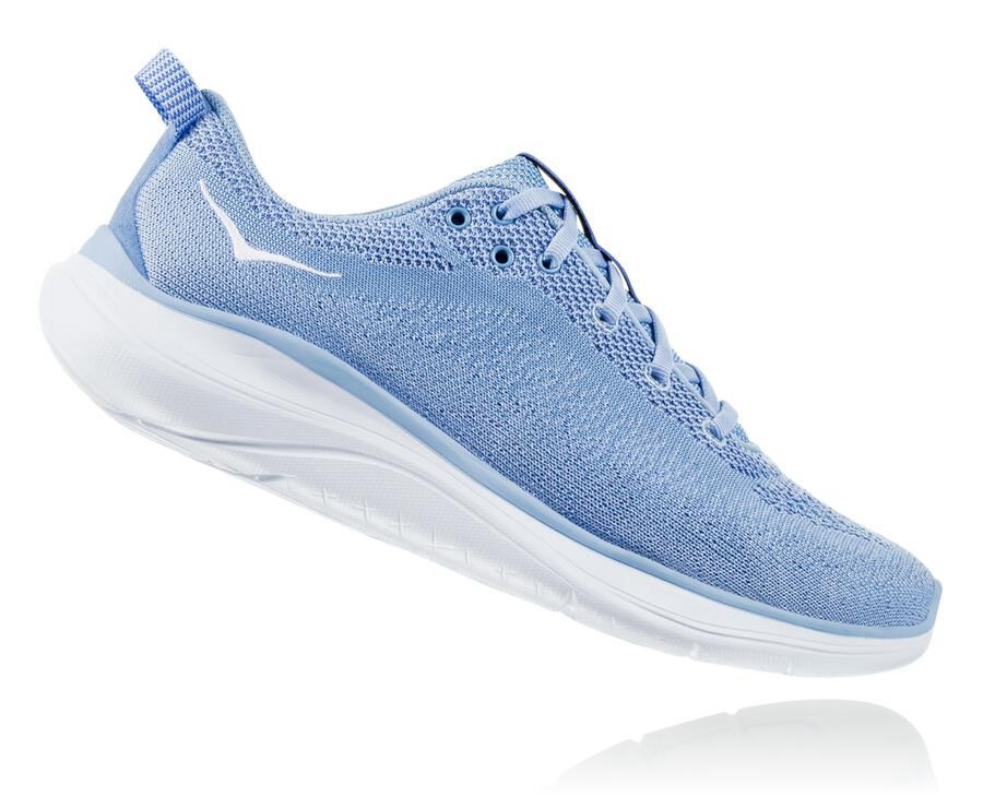 Tenis Hoka One One Mujer Azules/Blancos - Hupana Flow - ILNS16027